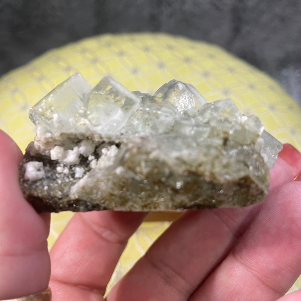Wow- THE TRANSPARENCY CRYSTAL CLEAR GREEN FLUORITE FROM XIANGHAULING CHINA