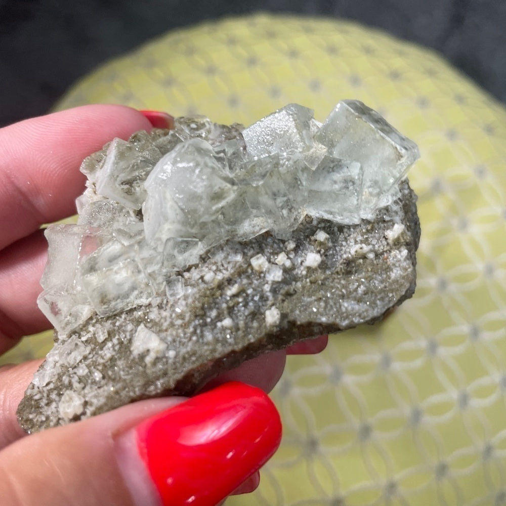 Wow- THE TRANSPARENCY CRYSTAL CLEAR GREEN FLUORITE FROM XIANGHAULING CHINA