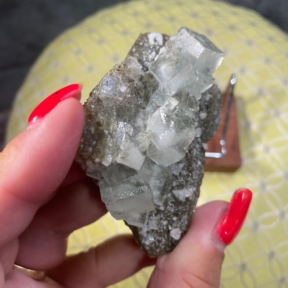 Wow- THE TRANSPARENCY CRYSTAL CLEAR GREEN FLUORITE FROM XIANGHAULING CHINA