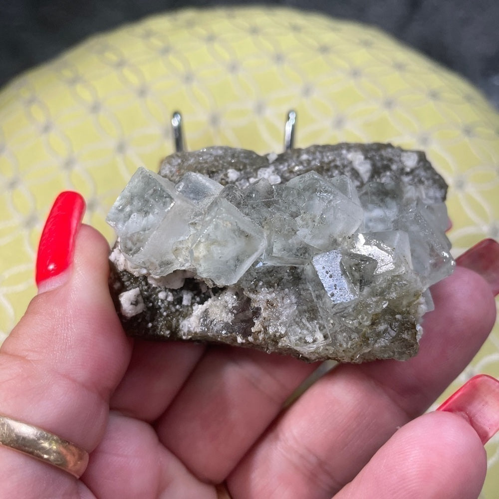 Wow- THE TRANSPARENCY CRYSTAL CLEAR GREEN FLUORITE FROM XIANGHAULING CHINA