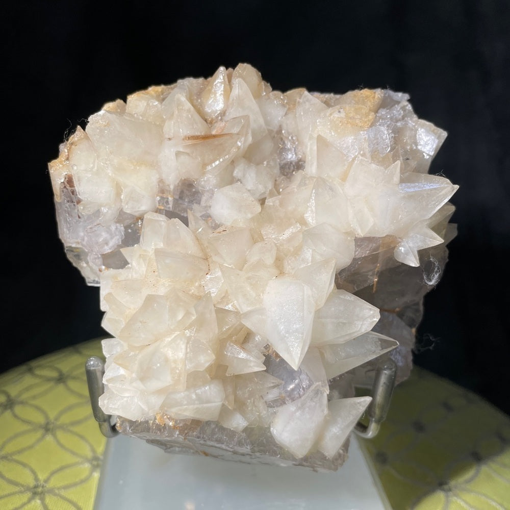 RAW NATURAL DOG TOOTH W/ FLUORITE! STRONG PURPLE UV 4βx3.5βx3β STATEMENT
