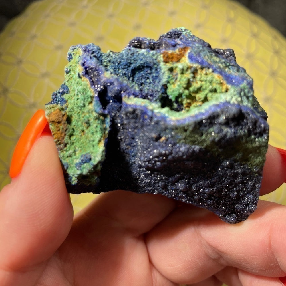 AZURITE- all natural crystals/minerals UNIQUE extra sparkle and shine 2.5”