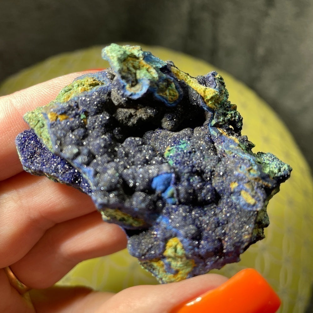 AZURITE- all natural crystals/minerals UNIQUE extra sparkle and shine 2.5”