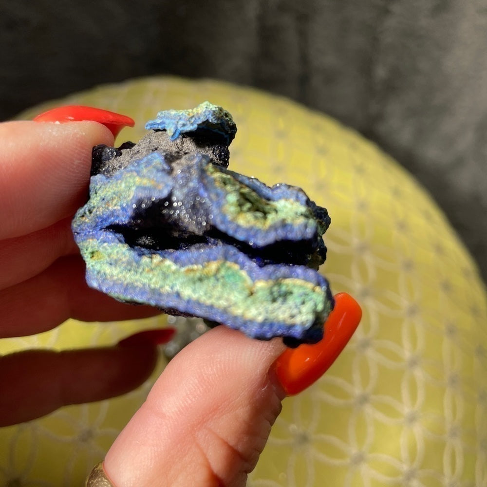AZURITE- all natural crystals/minerals UNIQUE extra sparkle and shine 2.5”
