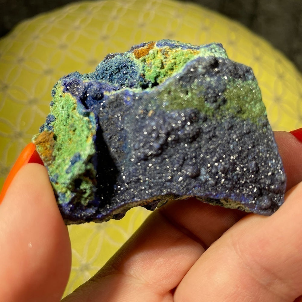 AZURITE- all natural crystals/minerals UNIQUE extra sparkle and shine 2.5”