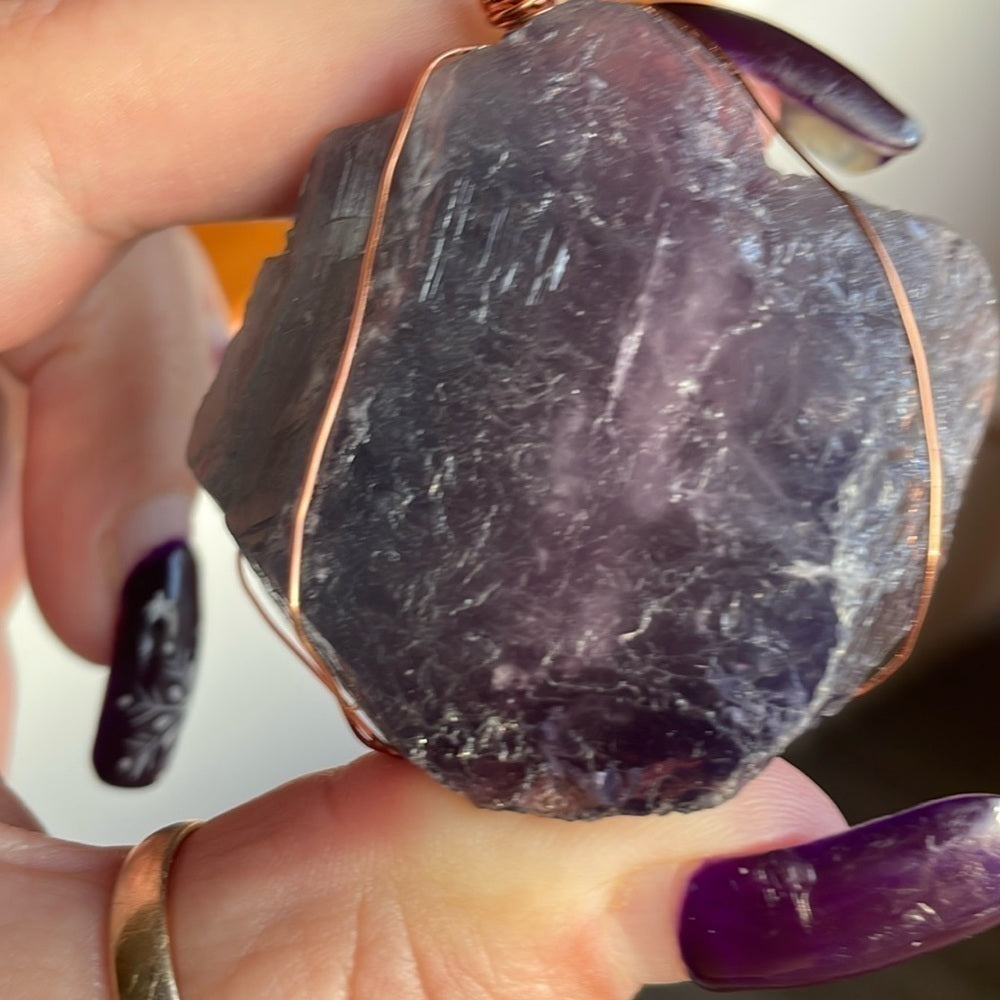 Raw crystal- Genuine Blue/Purple Flourite