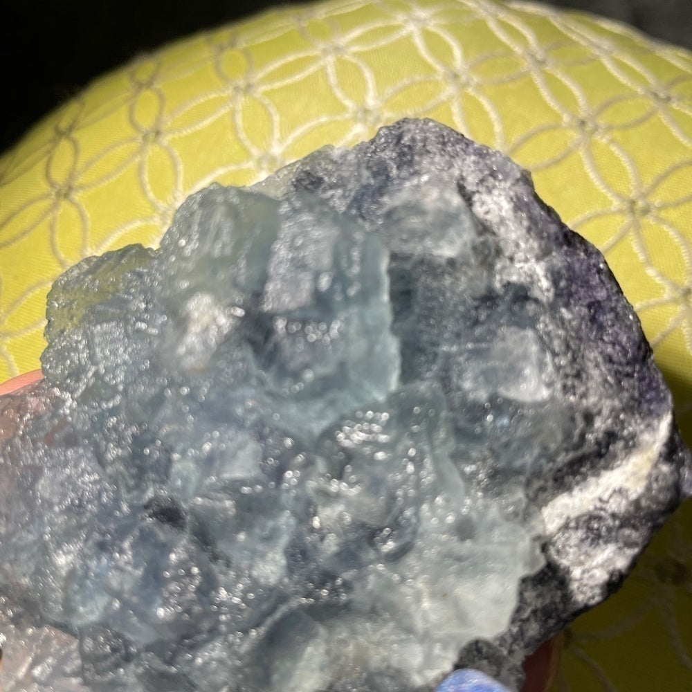 Crystal cluster- deep green fluorite
