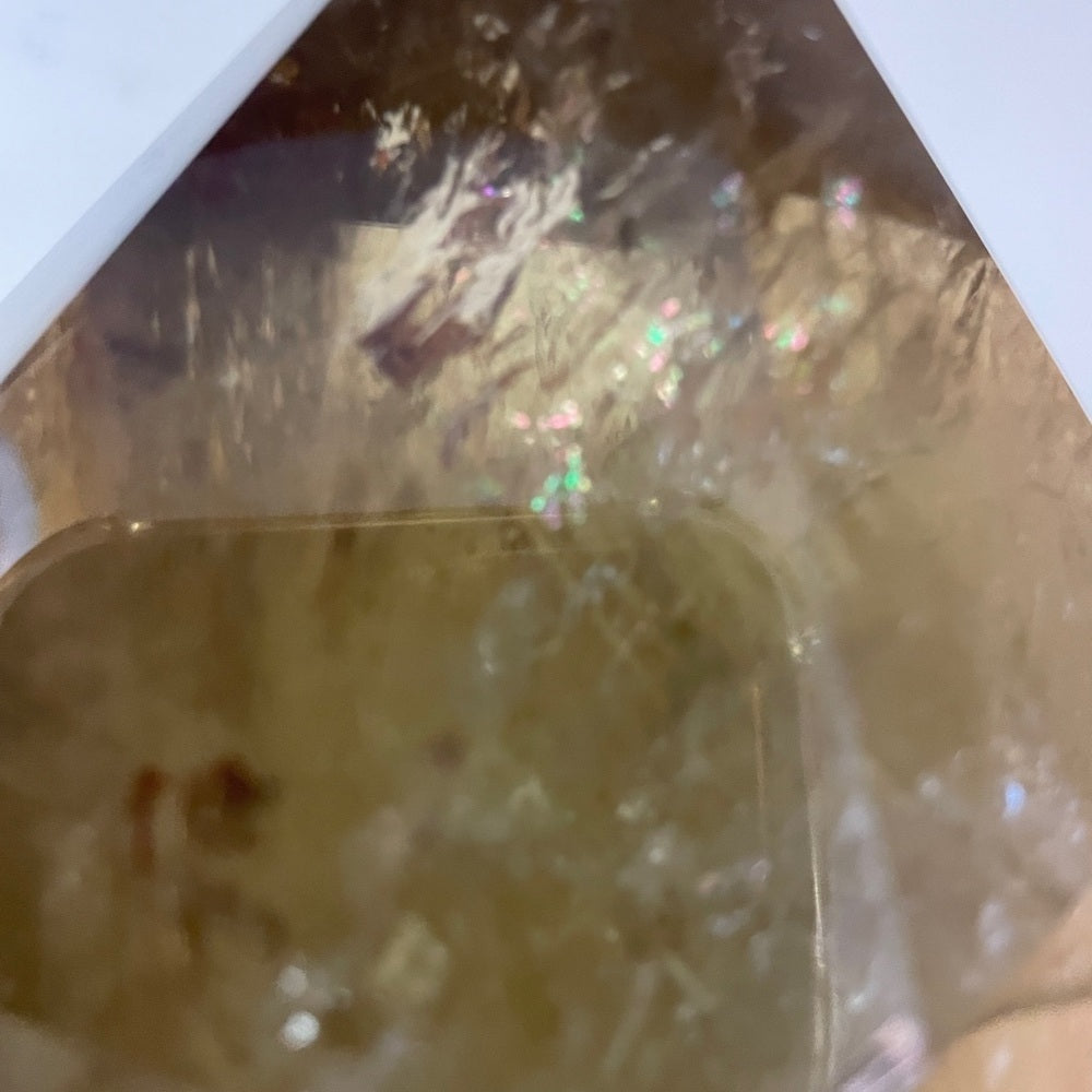 WOWZER- Huge Smokey citrine quartz w/ custom stand 4.87 LBS 2.16 KGS 11.8 “ w/s