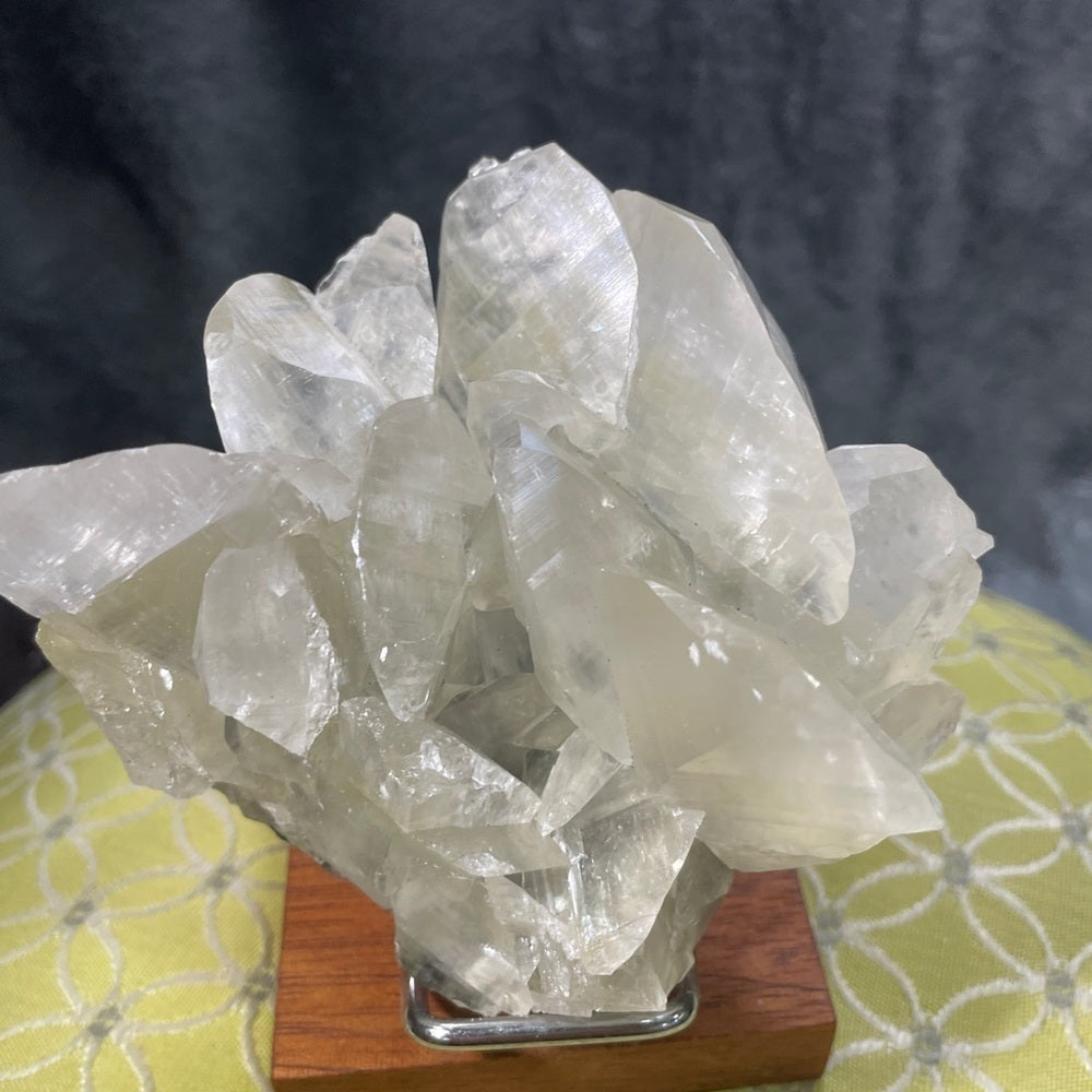AMAZING YELLOW PADDLE CALCITE- EXTRA SHINE 4” in diameter 2” paddles! STUNNING