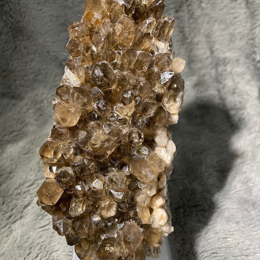 XL SMOKEY QUARTZ CLUSTER- raw crystal all natural 6.5”x3.5”x2.5” unique gift