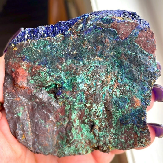 Raw crystal- natural AZURITE mineral stone
