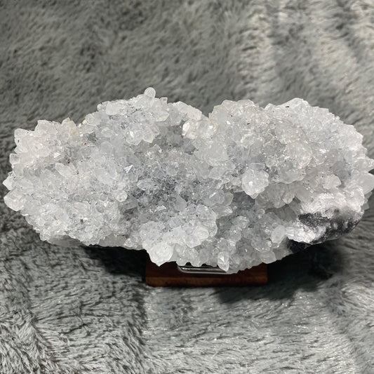 Raw crystal cluster SILVER DIAMOND QUARTZ extra sparkle and shine 5”x3”