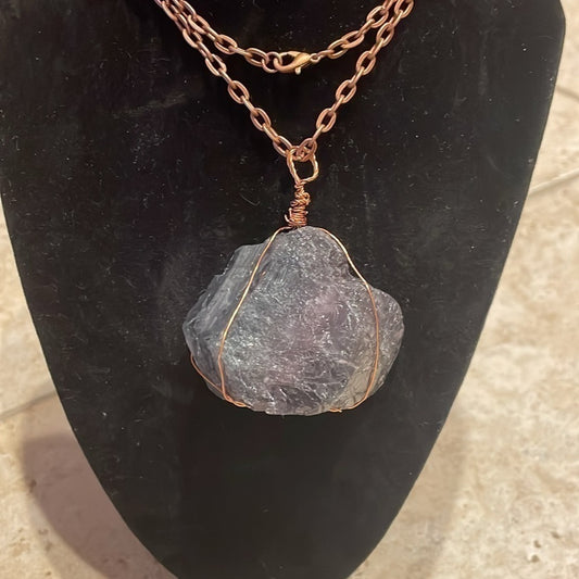 Raw crystal- Genuine Blue/Purple Flourite