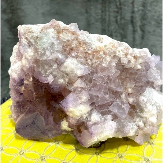 Sugar calcite PURPLE FLUORITE -strong UV baby cubes and XL CUBES 6”x4”x2 CRYSTAL