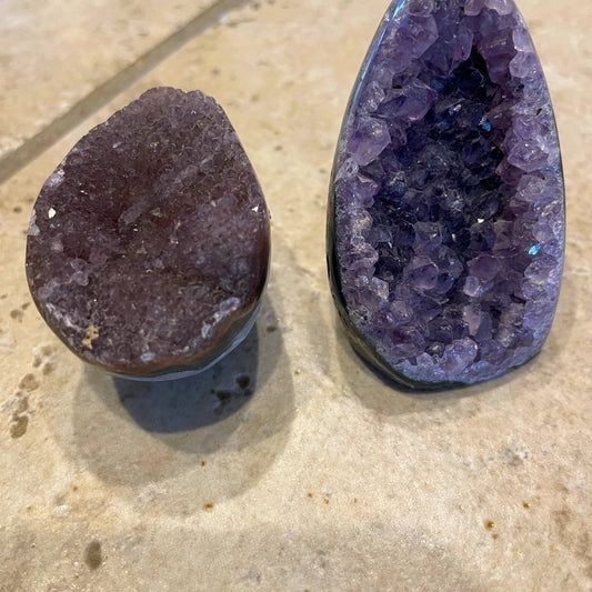 Amethyst babies- amethyst cluster cuties geode- relieves anxiety-1”-2”