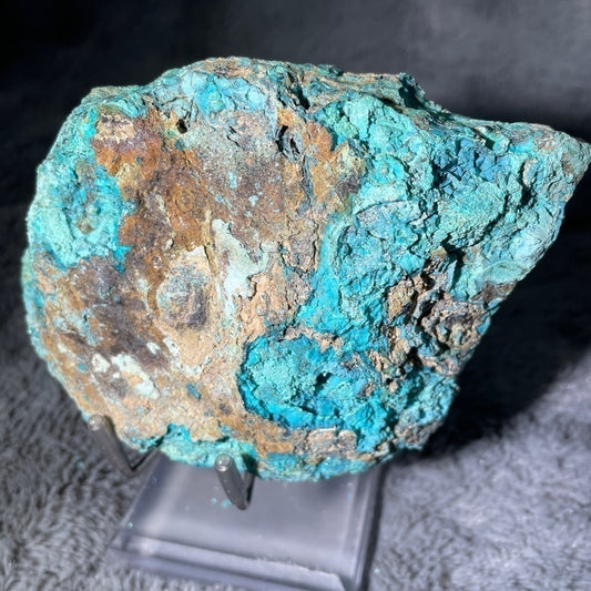 Crystal- mineral- rock- natural chrysocolla         5”x3” perfect to show off