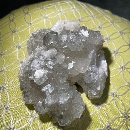 Mercedes Benz calcite raw crystal cluster- all natural 4”x4”x 2”