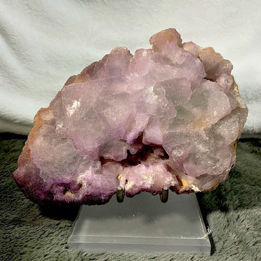 7”x5”Crystal cluster- EXTRA CHUNKY PURPLE FLUORITE- strong purple UV REACTION