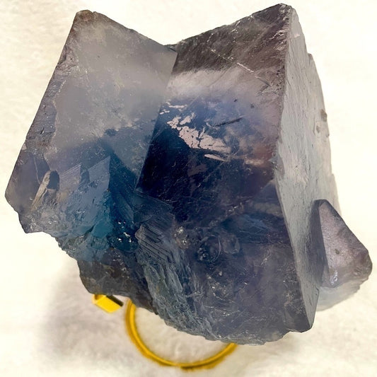 XL CUBIC FLUORITE “boulder” size crystal- ask cube 6”x6”x6” TRANSPARENT GLASS