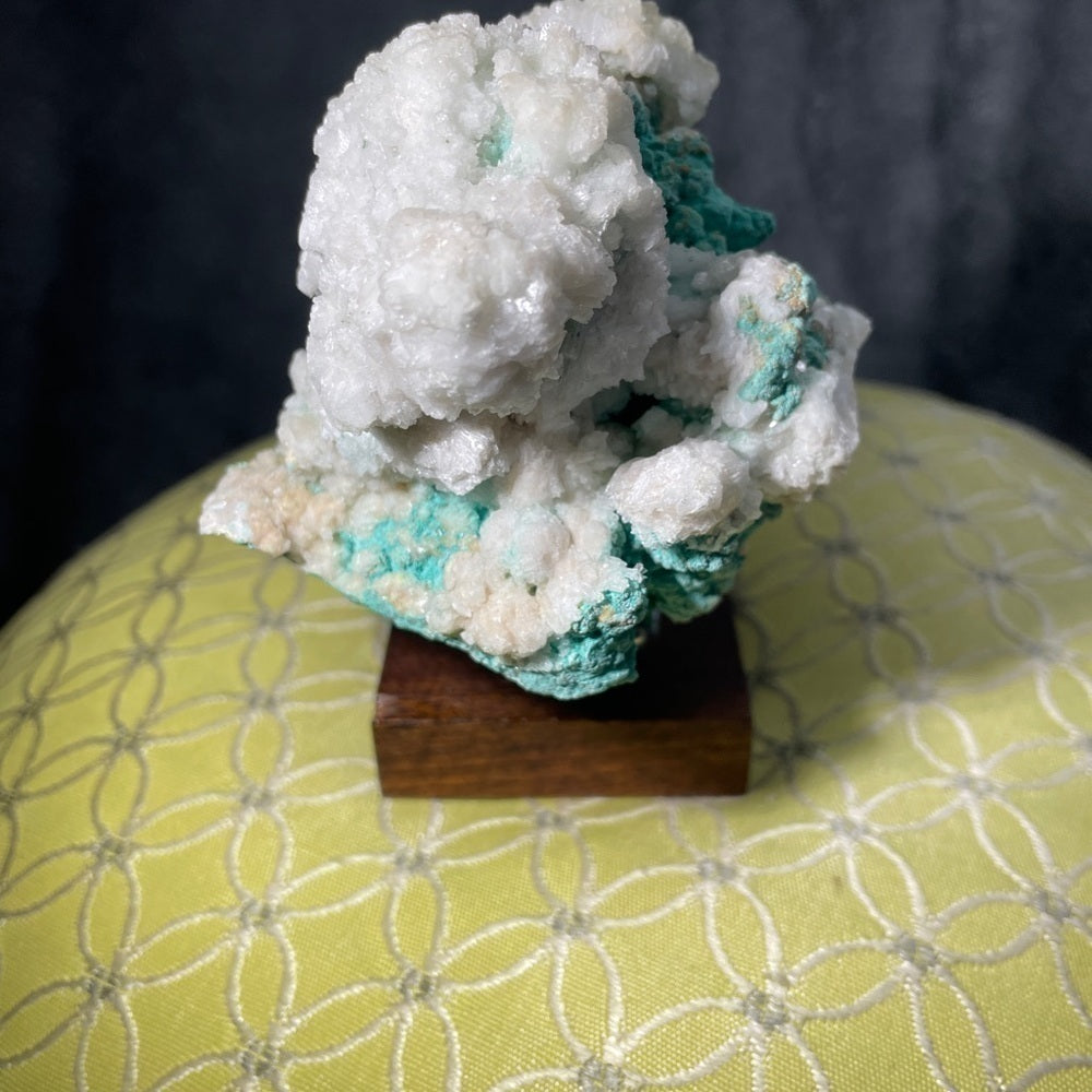 All NATURAL RARE ROSASITE WITH CALCITE “flowers” mineral/ crystals 3”x3”