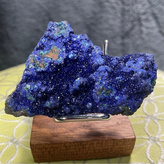 Raw crystal/mineral/ precious stones- hard to find- WXTRA DRUZY AZURITE 2” BLUE